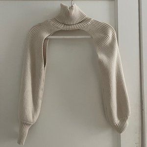 Zara turteneck shrug sweater